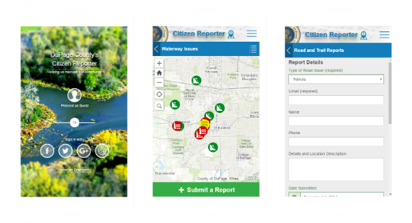 DuPage County Citizen Reporter App